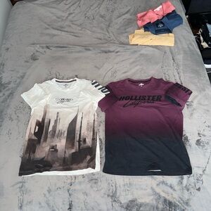 Hollister Cityscape Long Sleeve Shirt Bundle